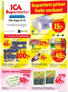 ICA Supermarket - Stockholm Globen - Förhandsvisning av reklamblad från butik ICA Supermarket aktuell från 27.10.2025