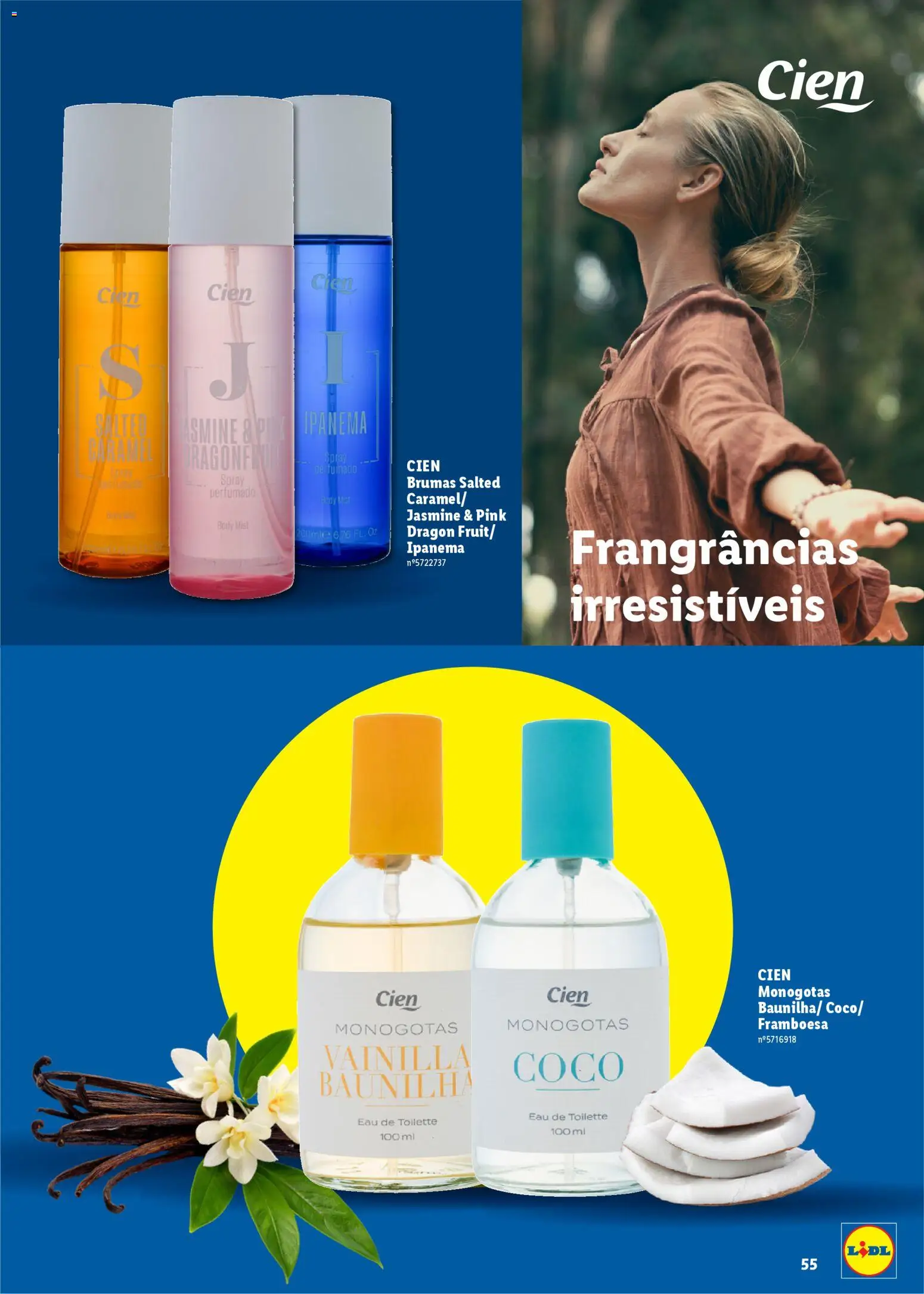 Lidl Beleza Inteligente │ válido de 16.03.2026 | Página: 55 | Produtos: Eau de toilette
