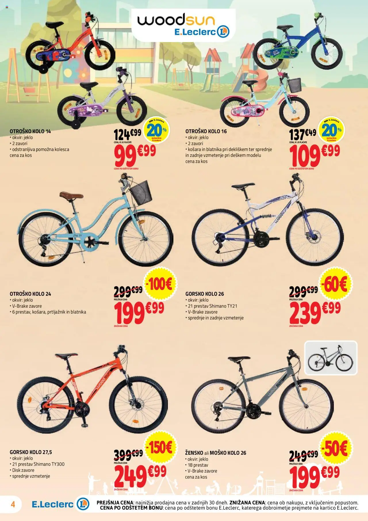 Novi E.leclerc katalog ponudbe – veljaven od 10.09.2025 | Stran: 4 | Izdelki: Disk, Okvir, Košara, Kos
