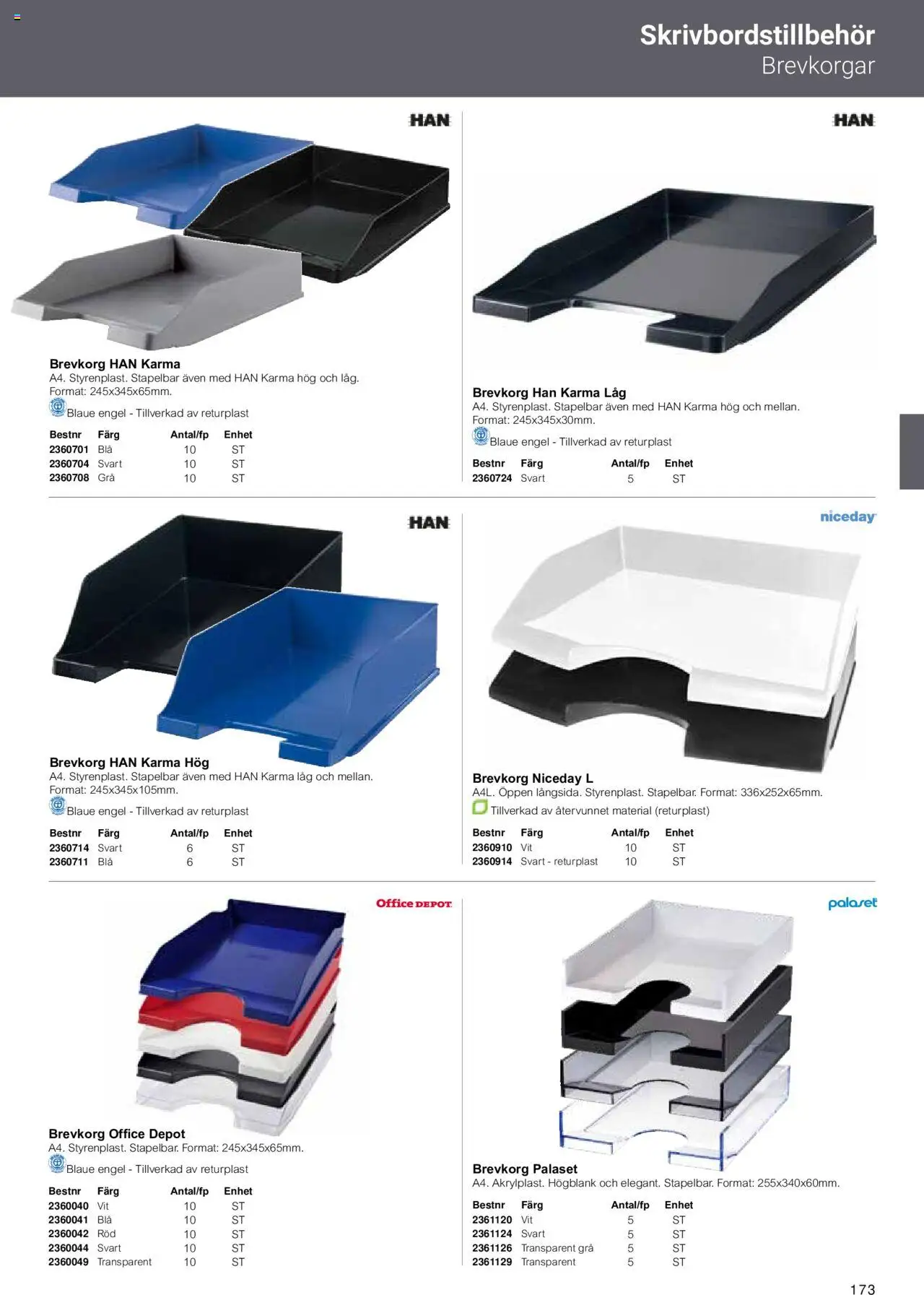Office Depot reklamblad aktuell från 15.02.2024 | Sida: 175 | Produkter: Brevkorg