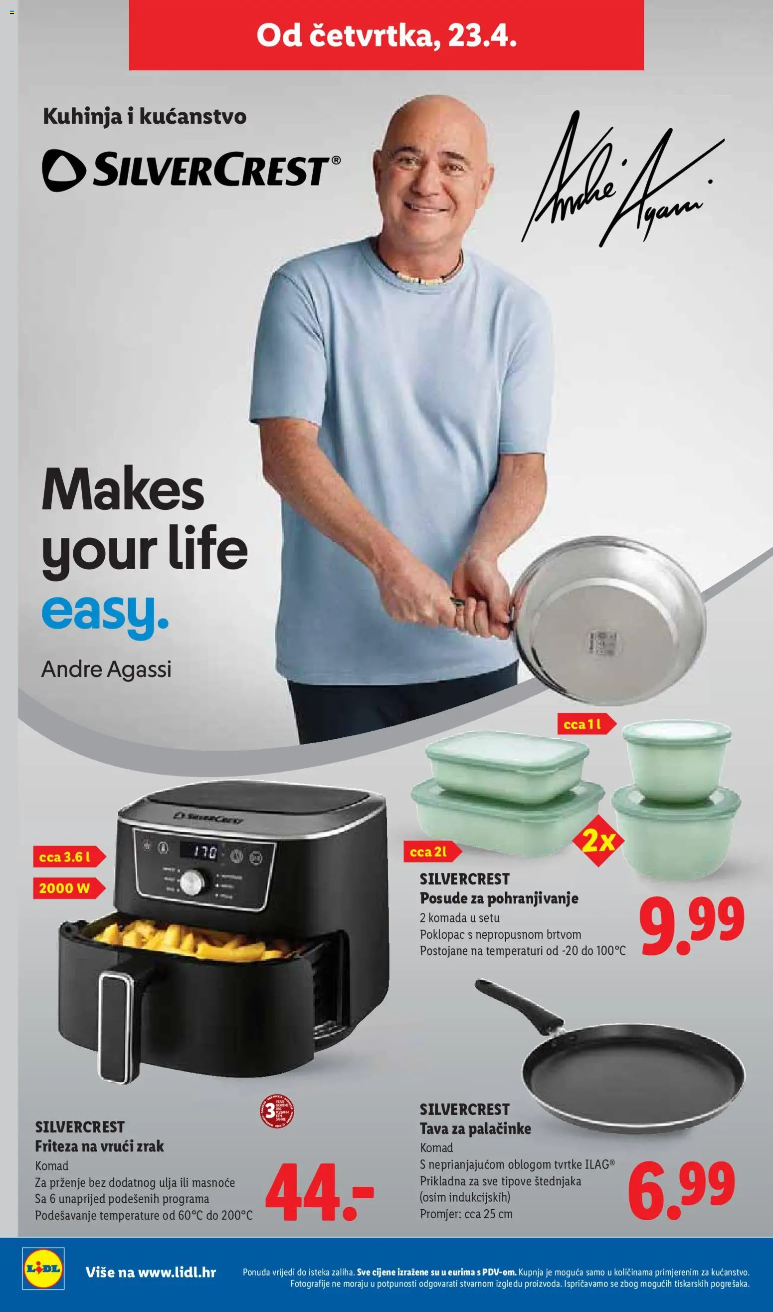 Lidl katalog | vrijedi od 20.04.2026 | Stranica: 42 | Proizvodi: Friteza, Pan, Kuhinja, Friteza na vrući zrak