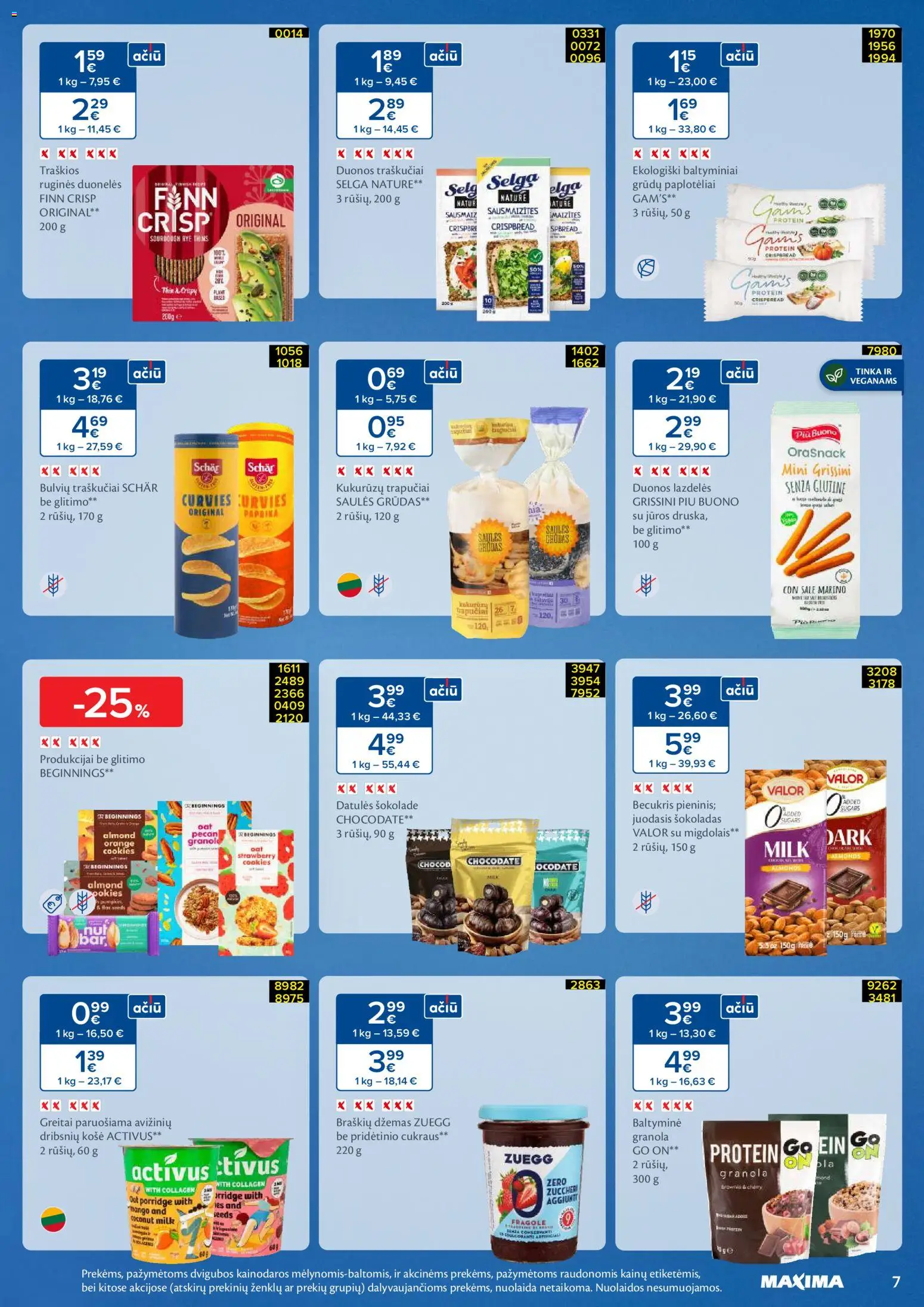 MAXIMA akcijos nuo 20.01.2026 | Puslapis: 7 | Prekių: Paprika, Košė, Šokoladas, Traškučiai