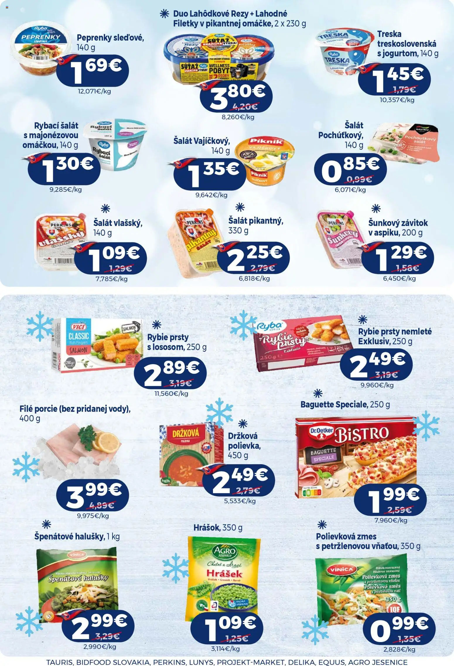 Nové Milk Agro akcie – leták je platný od 04.02.2026 | Strana: 6 | Produkty: Ryba, Šalát, Treska