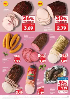 Kaufland gazetka od 03.07.2025 | Strona: 21 | Produkty: Karta, Szynka, Cebulka prażona, Salami