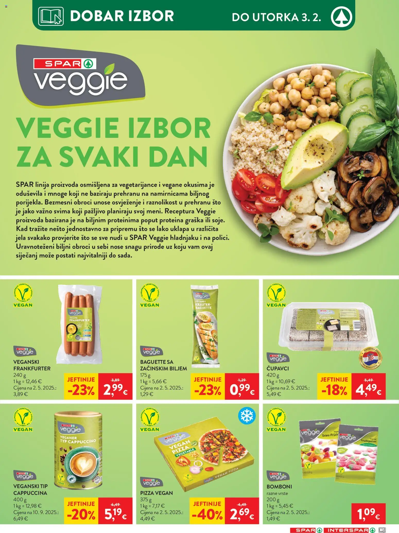 Spar katalog | vrijedi od 28.01.2026 | Stranica: 7 | Proizvodi: Pizza, Bomboni, Cappuccino