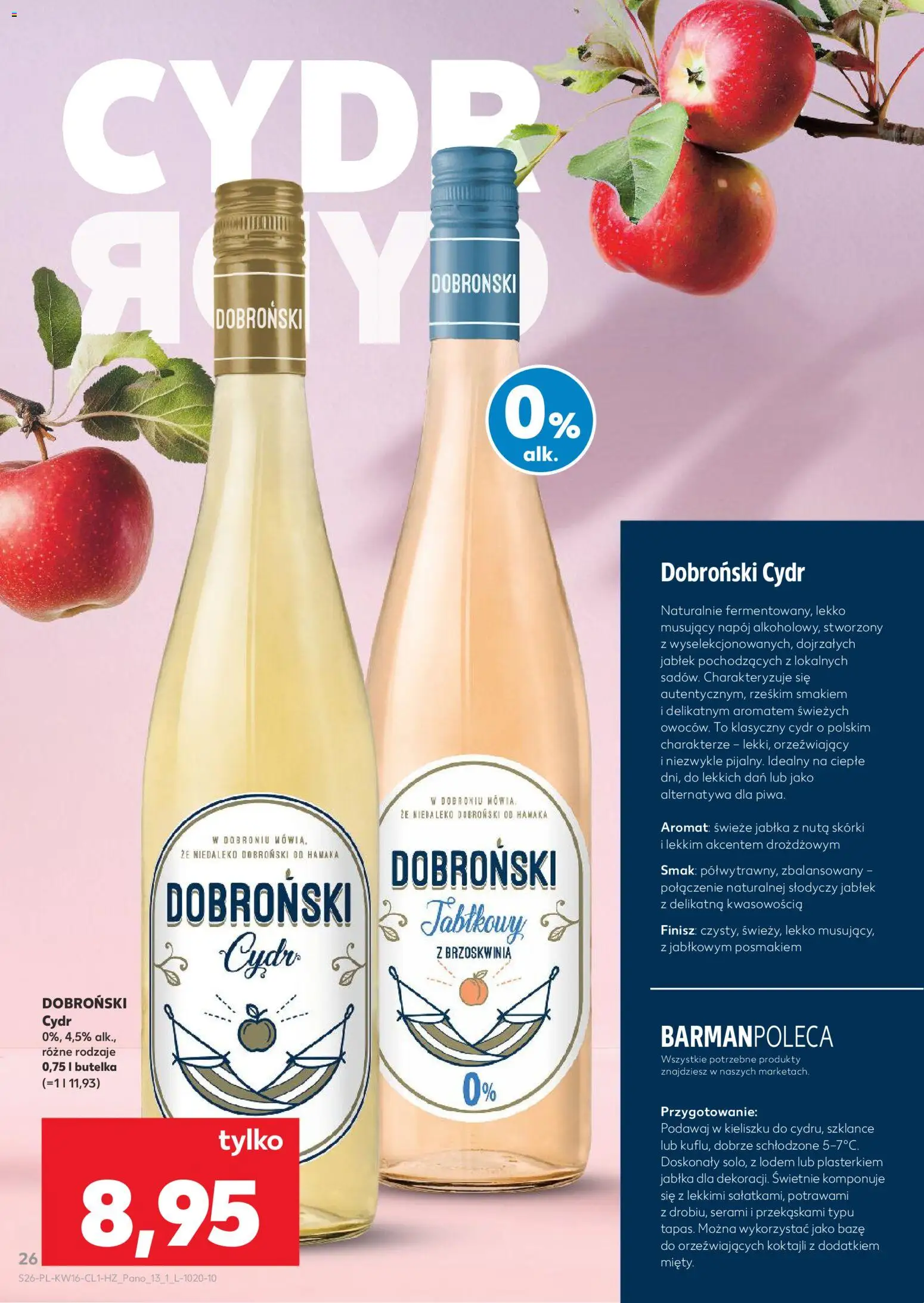 Kaufland Polsko leták - Barek od 16.04.2026 | Strana: 26 | Produkty: Jablka