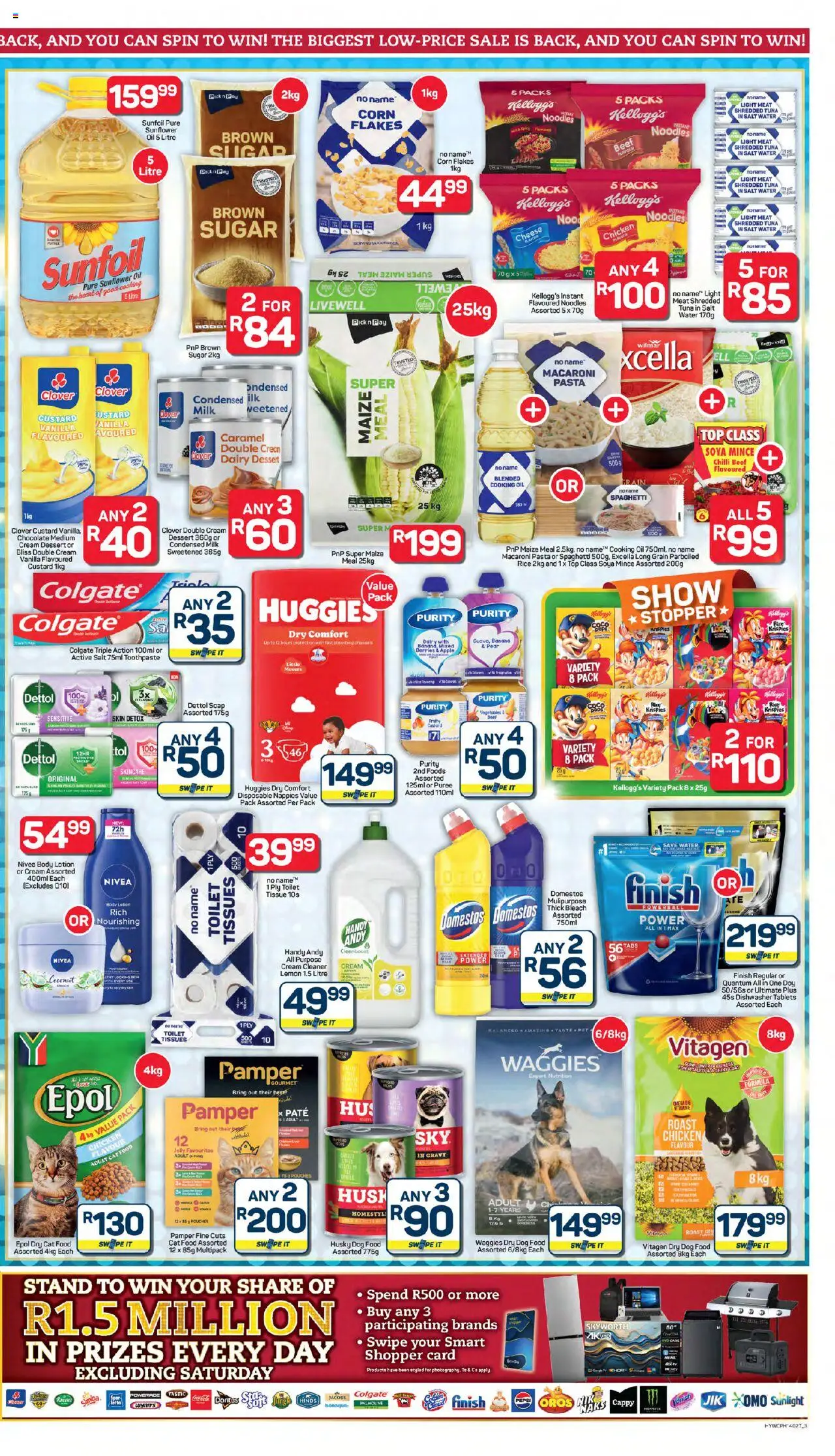 Pick n Pay Western Cape - Hyper Specials │ valid from 11.08.2025 | Page: 3 | Products: Tuna, Milk, Beef, Cat food