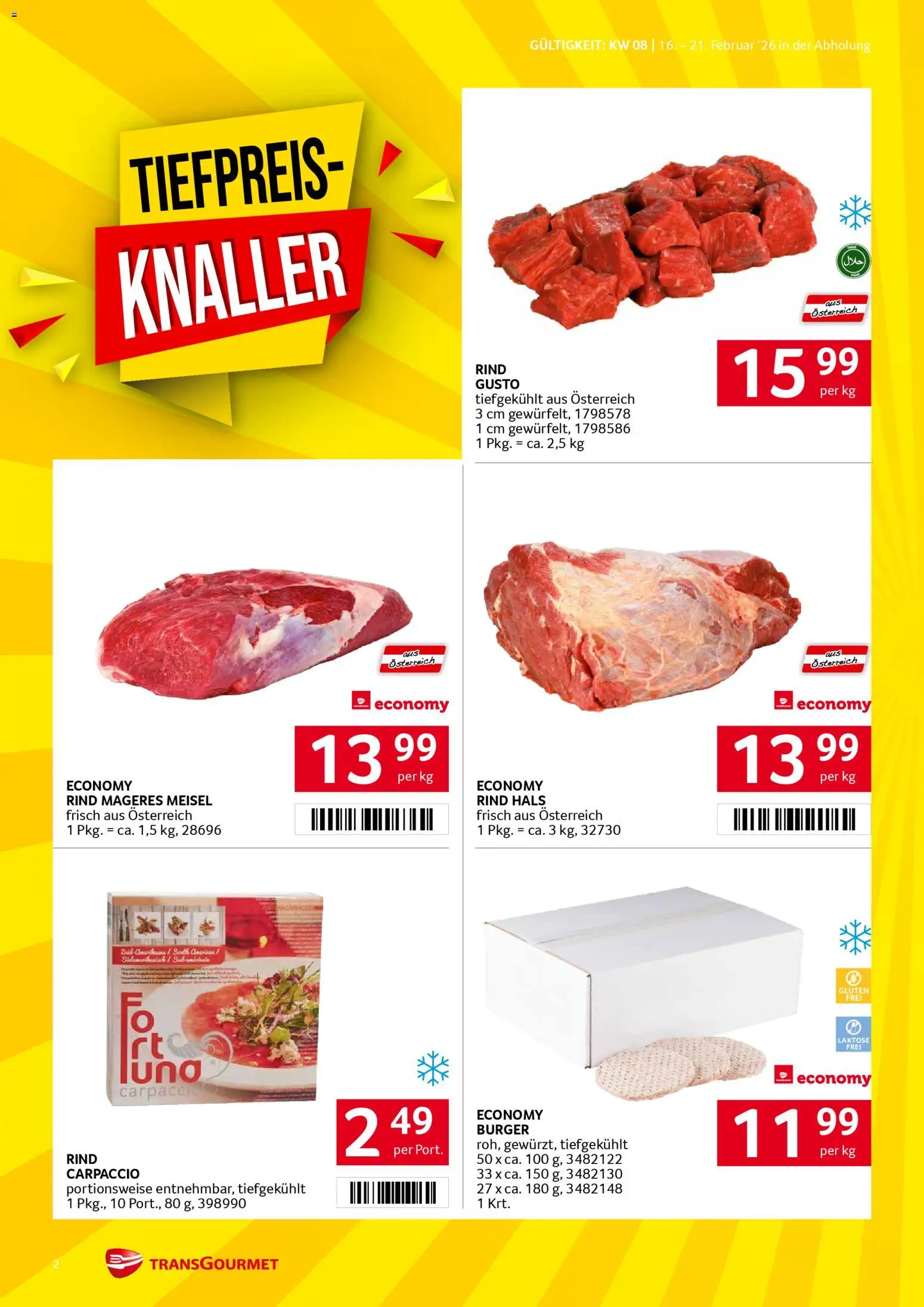 Transgourmet Flugblatt gültig ab 16.02.2026 | Seite: 2
