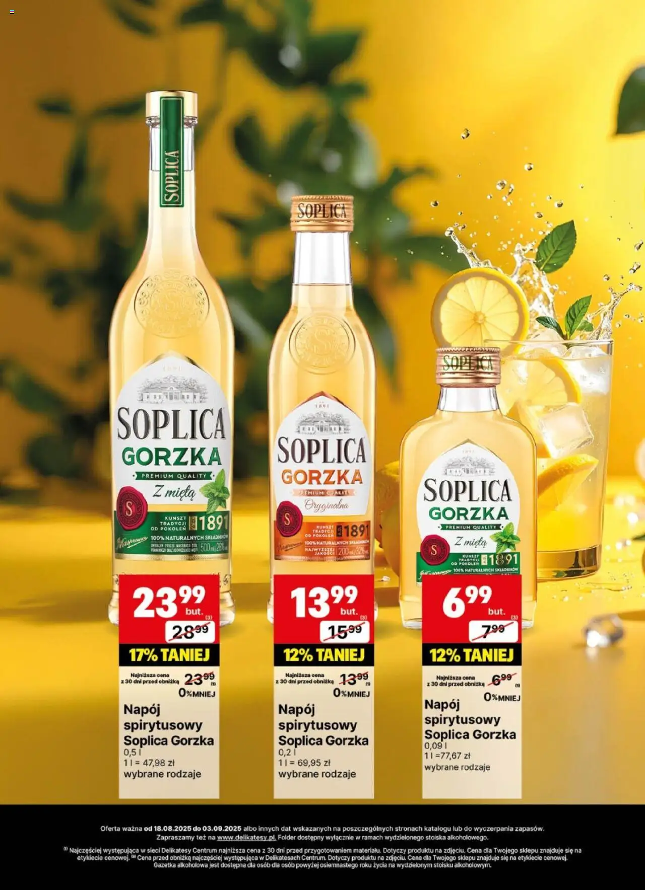 Delikatesy Centrum Gazetka - DeliBarek od 18.08.2025 | Strona: 14 | Produkty: Delikatesy, Mięta