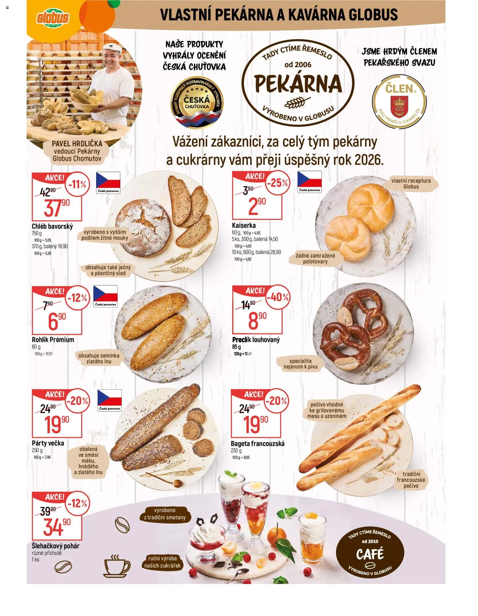 Globus leták - Chomutov od 27.12.2025 | Strana: 5 | Produkty: Globus, Pečivo, Pohár, Semínka