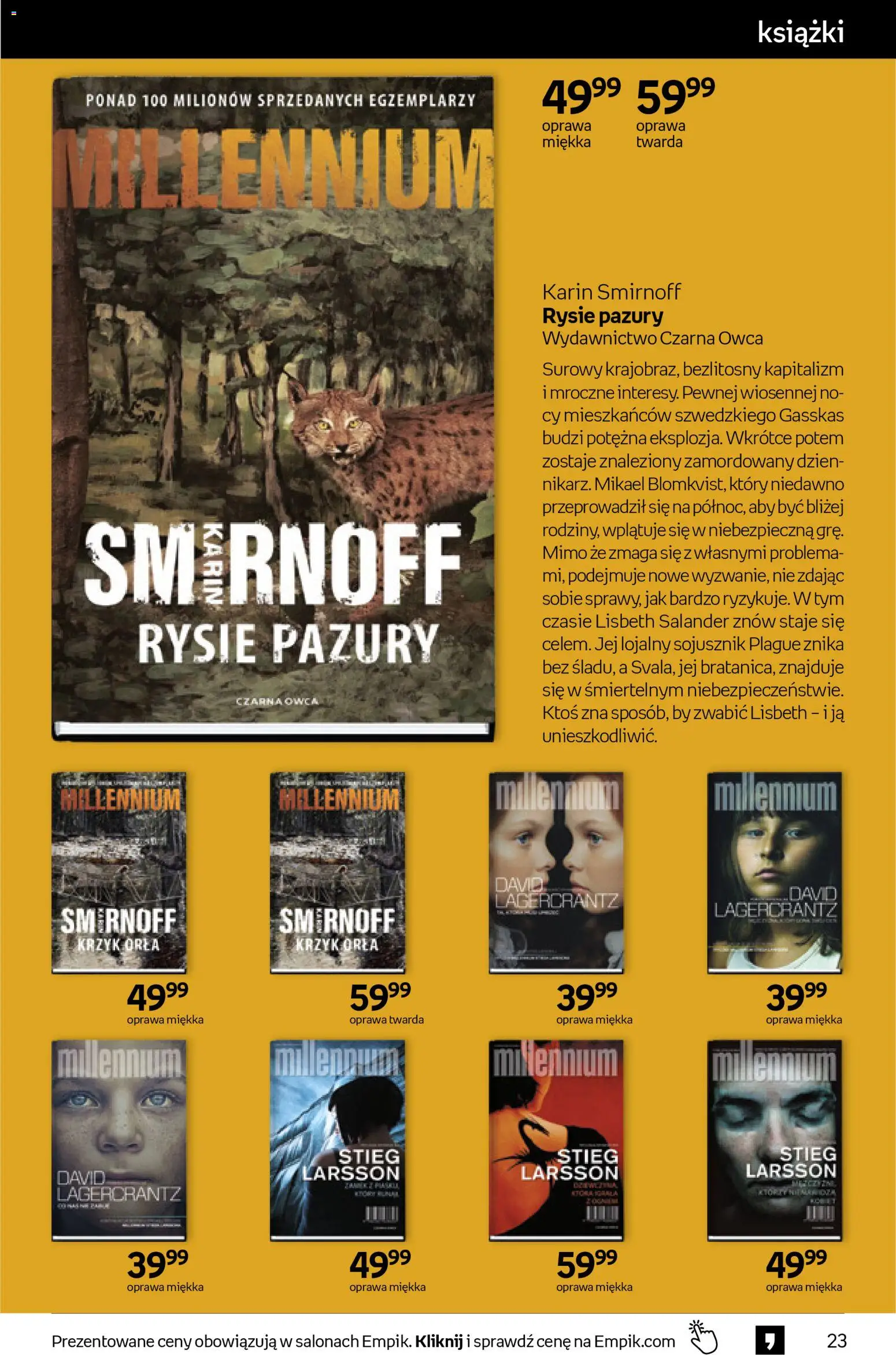Empik promocje - Tom kultury Książki od 29.10.2025 | Strona: 23 | Produkty: Książki