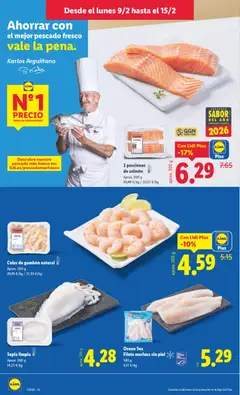 Vista previa 2 porciones de salmón, Aprox. 300 g válido desde el 09.02.2026 | Página: 6