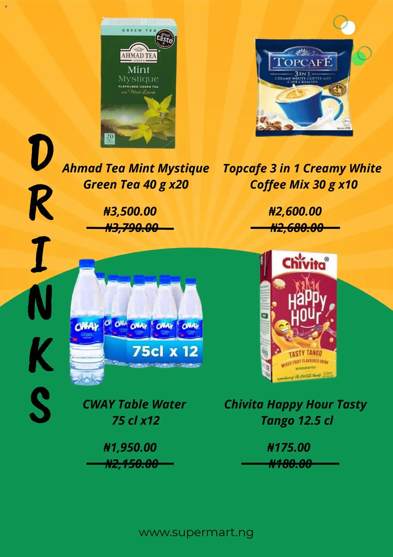 Supermart Catalogue valid from 25.10.2025 | Page: 7 | Products: Table, Tea, Coffee, Houpací síť