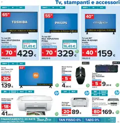 Anteprima del volantino Carrefour volantino valido a partire dal 26.03.2026 | Pagina: 45 | Prodotti: Xiaomi, Stampante, TV, Stampa