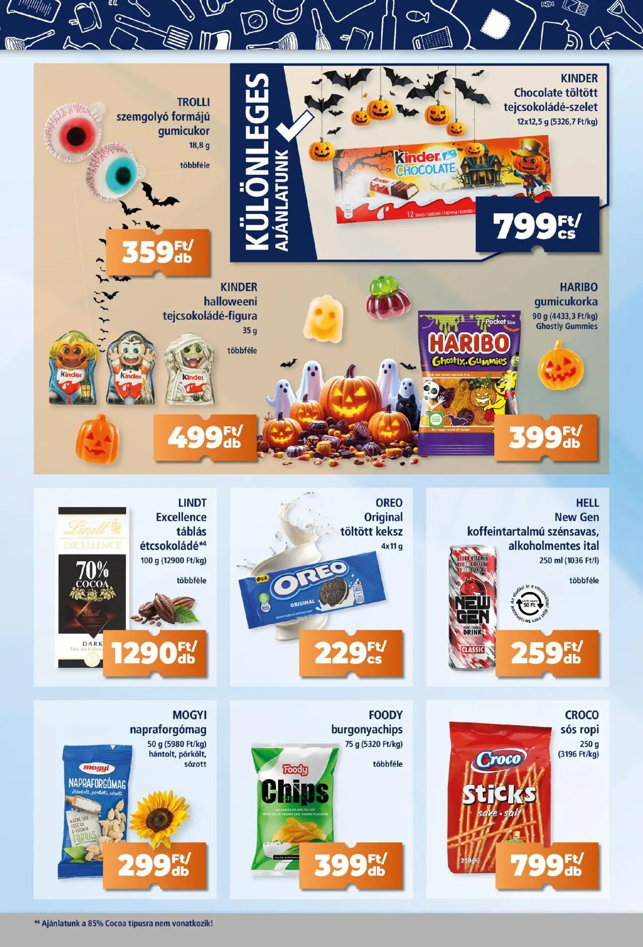 Goods Market akciós ujság - amely érvényes a következő dátumtól: 16.10.2025 | Oldal: 9 | Termékek: Chips, Ropi, Keksz, Cukor
