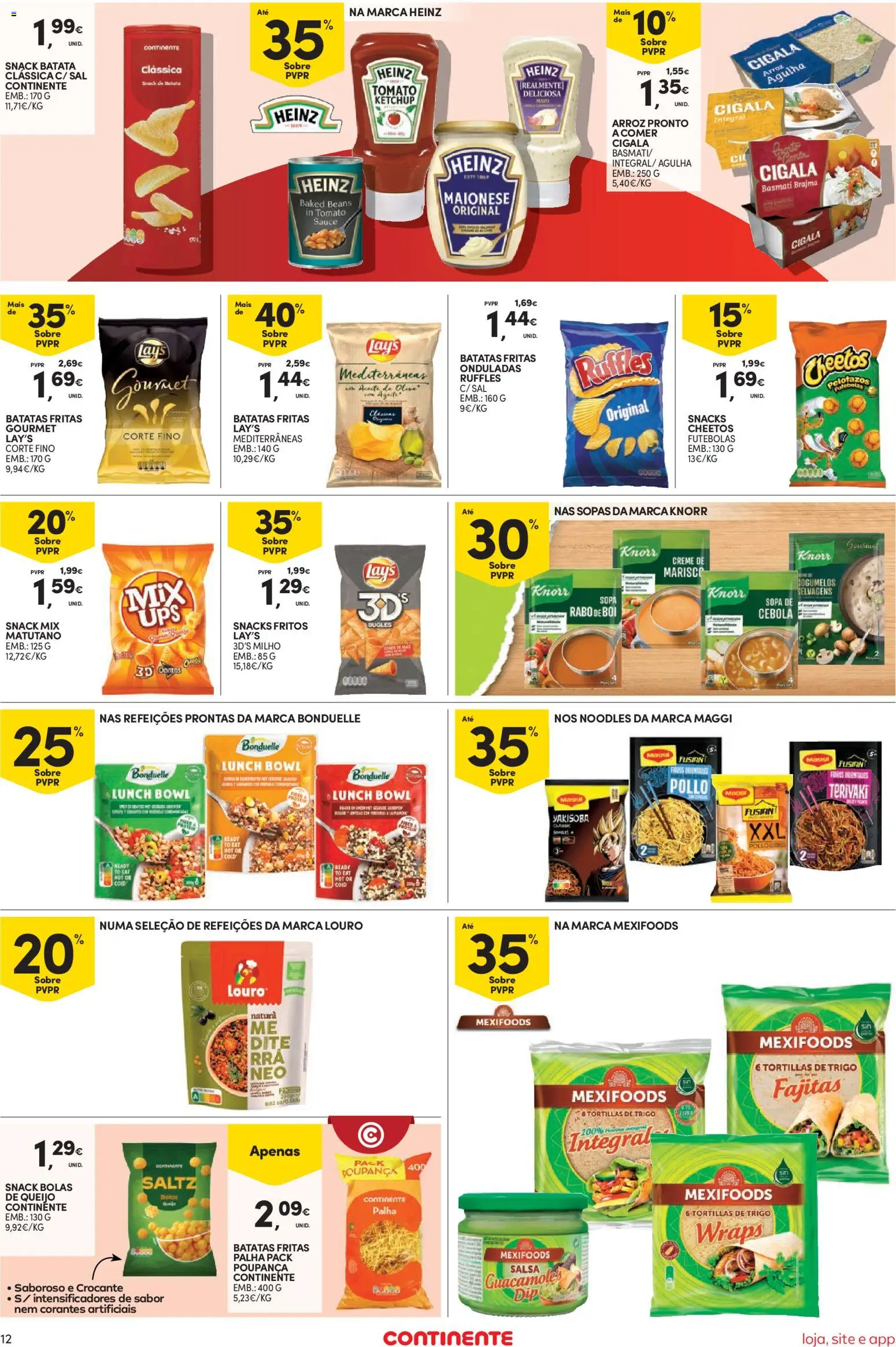 Continente Semanal Continente Bom Dia │ válido de 17.03.2026 | Página: 12 | Produtos: Batata, Sal, Sopa, Creme