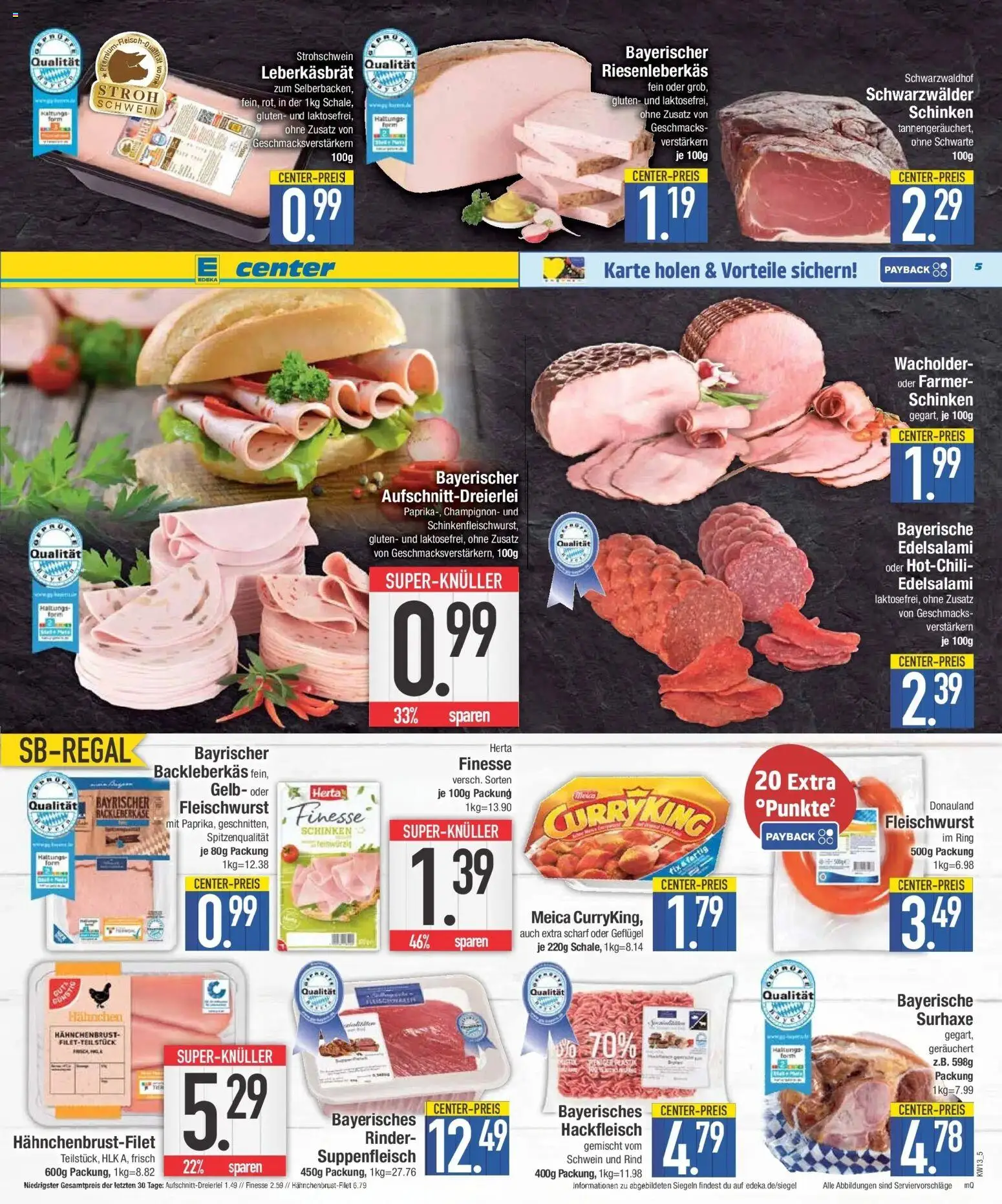 E center Prospekt München	 – gültig ab 23.03.2026 | Seite: 5 | Produkte: Hahnchen, Meica, Suppenfleisch, Hahnchenbrust