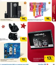 Carrefour Folder- Feest - Voorbeeld van een folder van Carrefour, geldig van 26.11.2025 | Pagina: 65 | Producten: Gel, Douche, Eau de toilette, Deodorant
