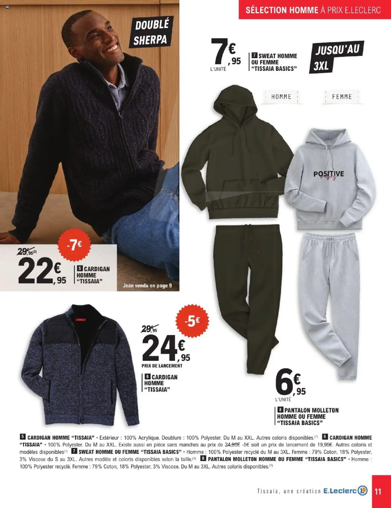 {H1} | Page: 11 | Produits: Cardigan, Pantalon