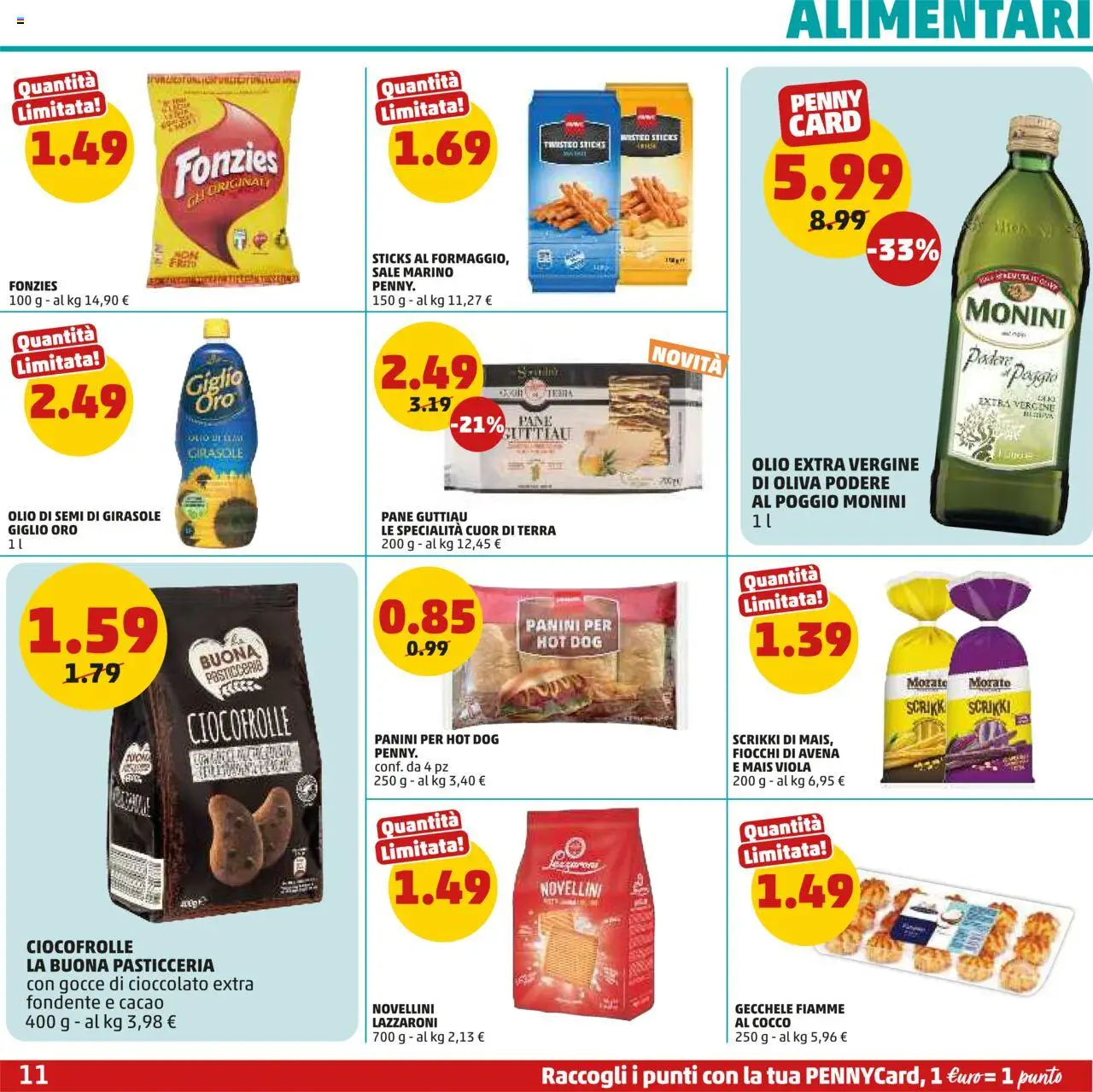 Volantino PENNY del 19.06.2025 | Pagina: 11 | Prodotti: Olio, Mais, Olio di semi di girasole, Terra