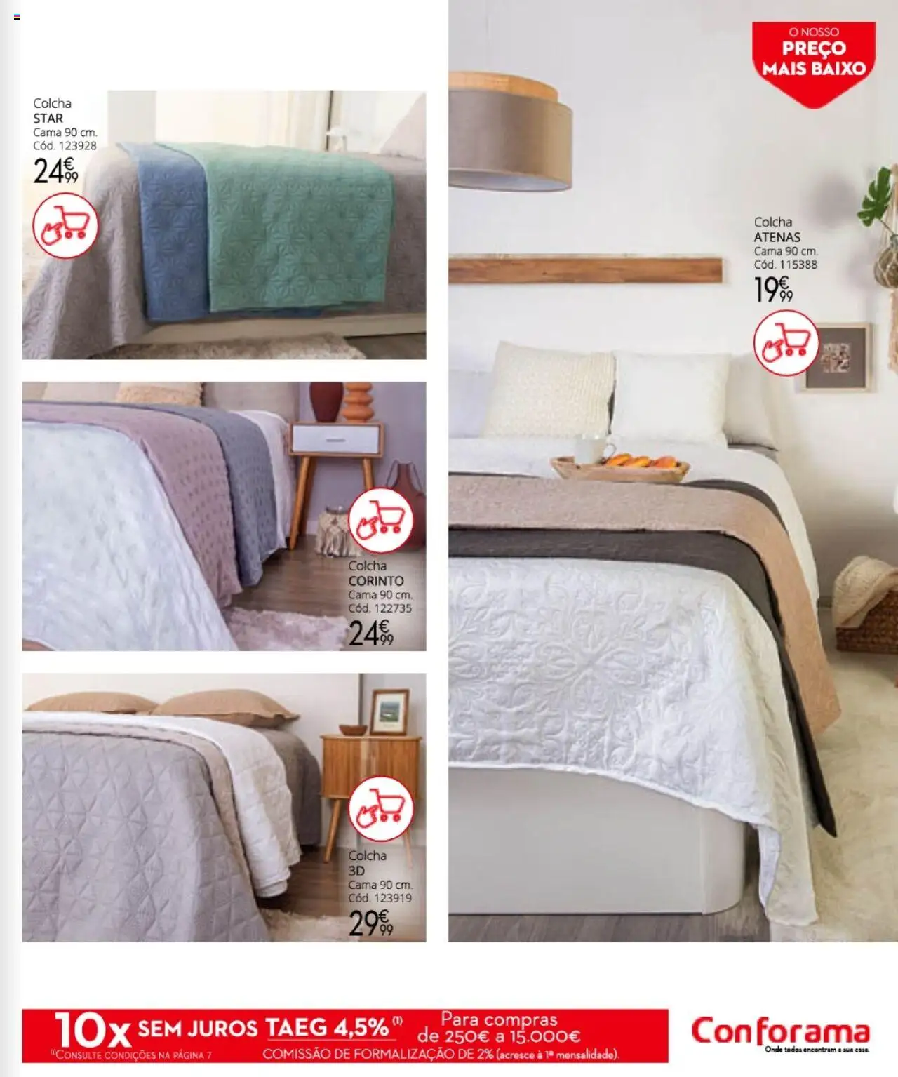 Conforama - Descanso  │ válido de 07.08.2025 | Página: 111 | Produtos: Cama, Colcha