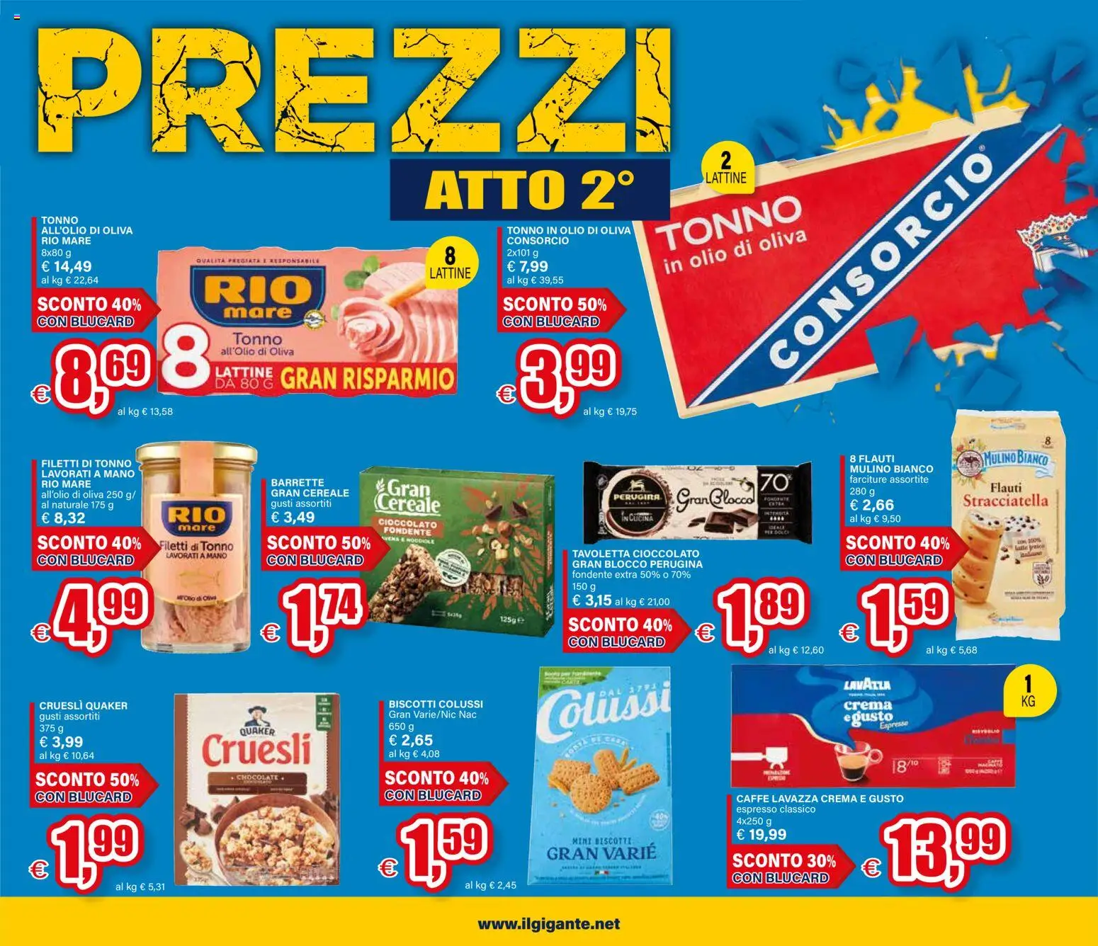 Volantino Il Gigante del 27.10.2025 | Pagina: 5 | Prodotti: Cioccolato, Olio, Lavazza, Olio di Oliva