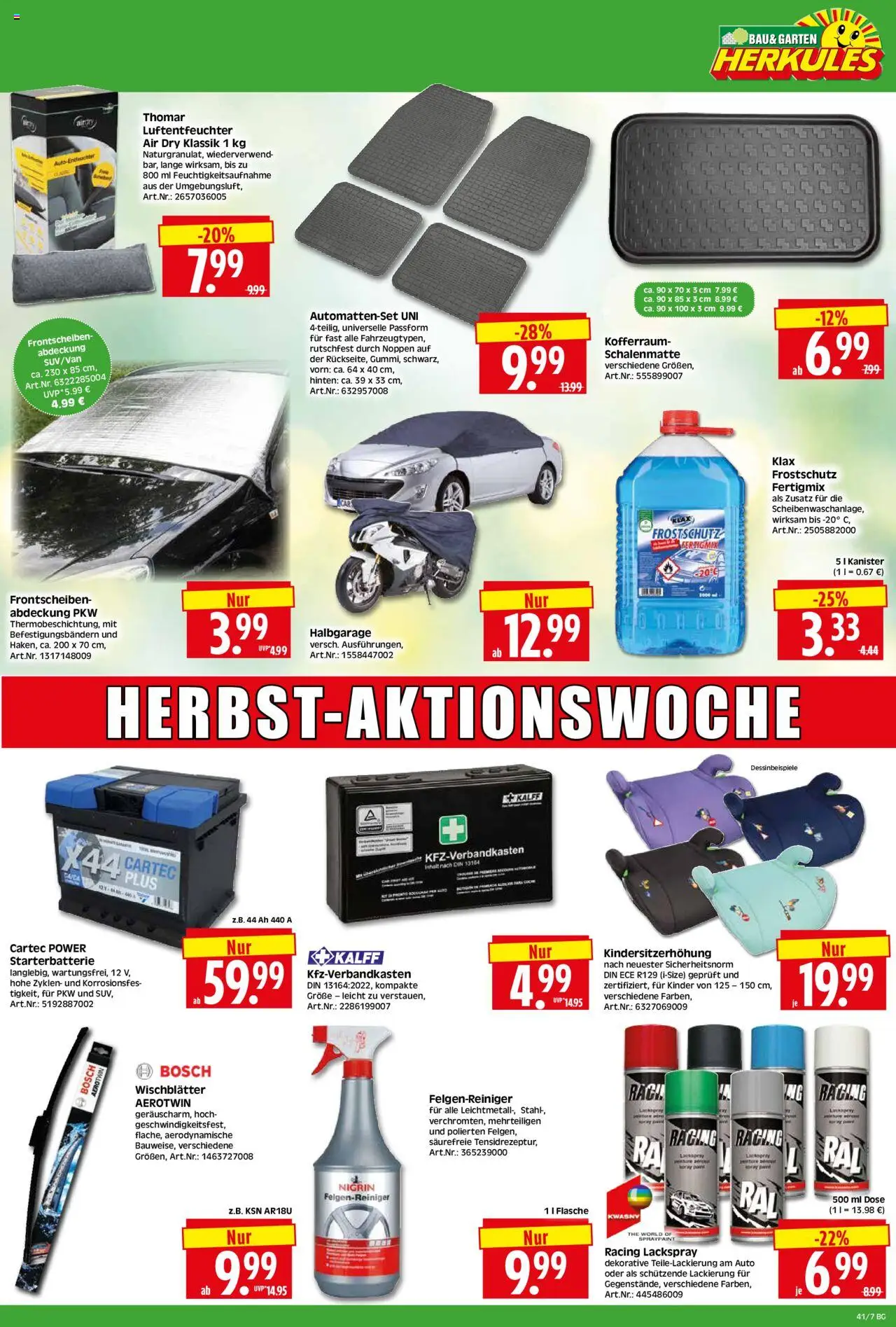 HERKULES Bau & Garten – gültig ab 06.10.2025 | Seite: 7 | Produkte: Bosch