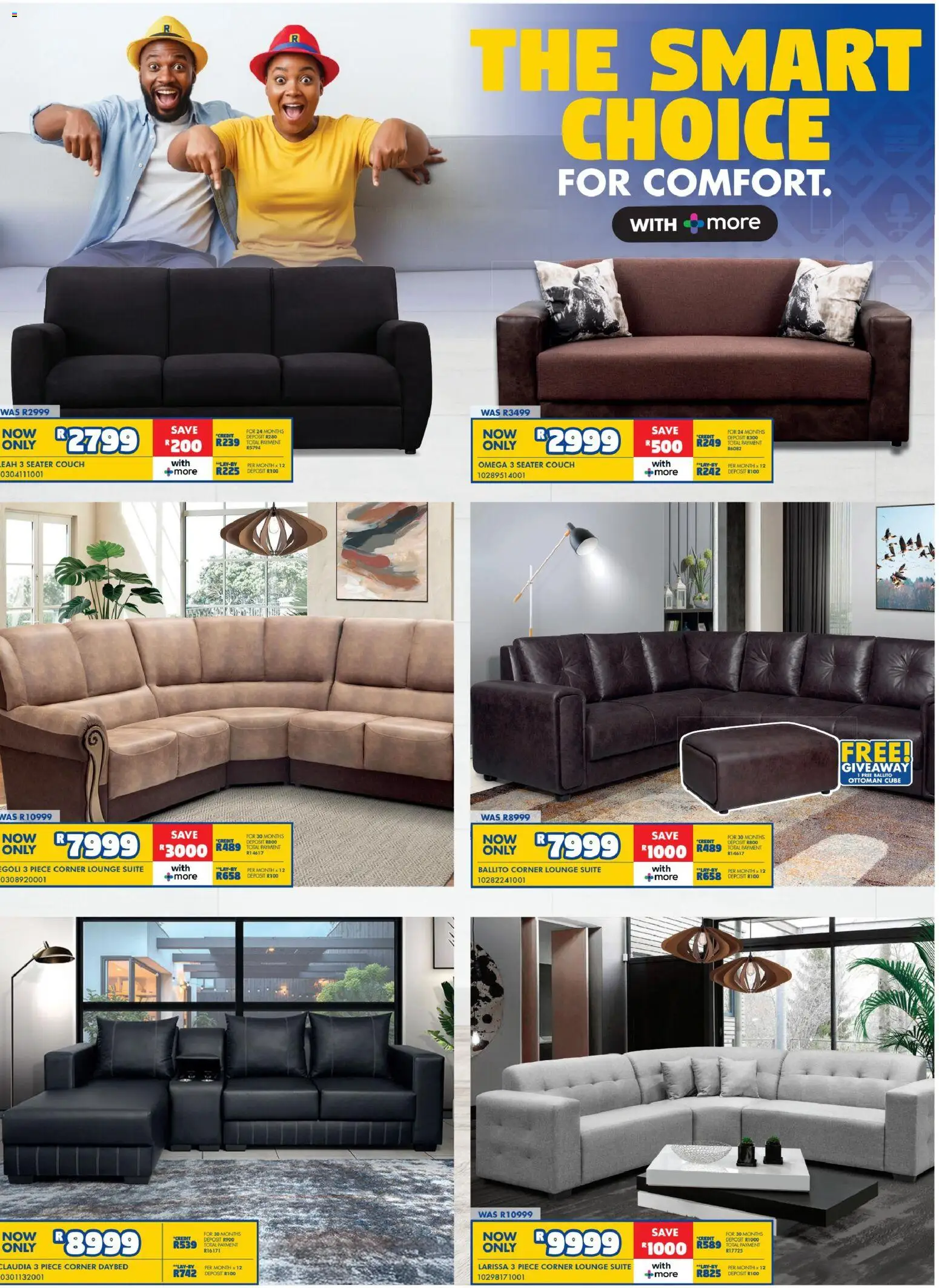 New Russells Specials catalogue – valid from 19.03.2026 | Page: 12 | Products: Seater, Couch, Lounge suite, Ottoman