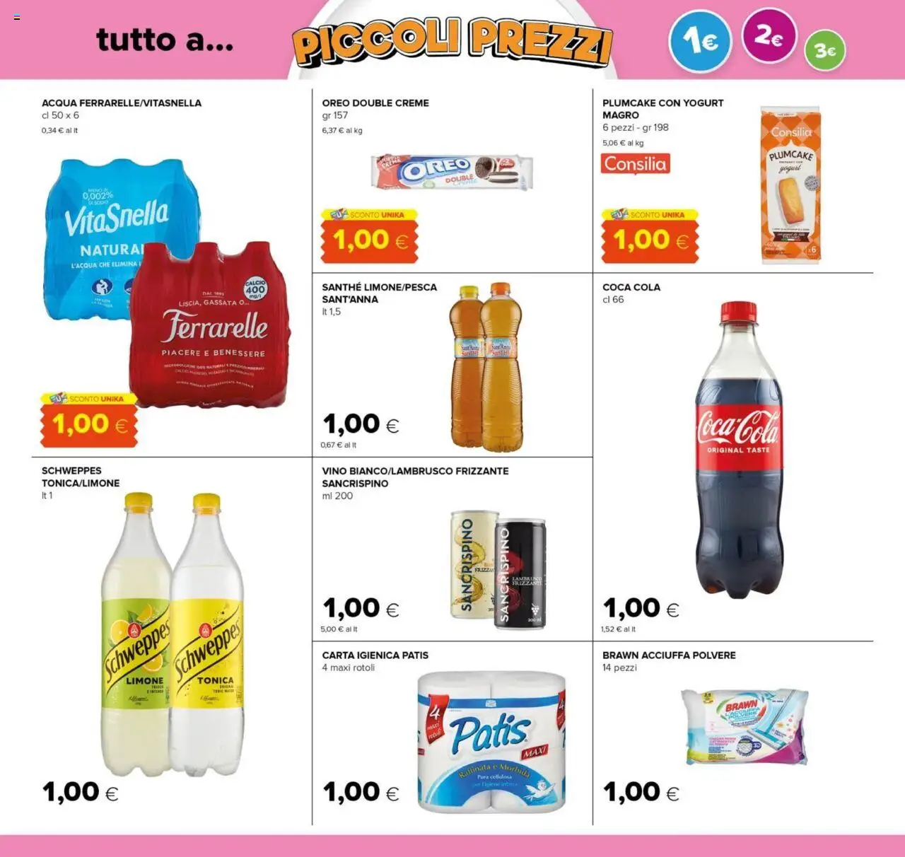 Volantino Tigre del 25.09.2025 | Pagina: 15 | Prodotti: Carta igienica, Acqua, Limone, Vino