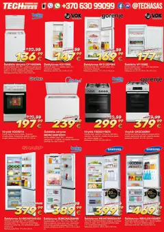 TECHasas leidinys│galioja nuo 08.06.2025 | Puslapis: 2 | Prekių: Šaldytuvas, Šaldiklis, Orkaitė, Viryklė