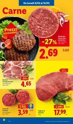 Anteprima del volantino Braciole di coppa di suino, 700 g confezione valido a partire dal 09.02.2026 | Pagina: 4