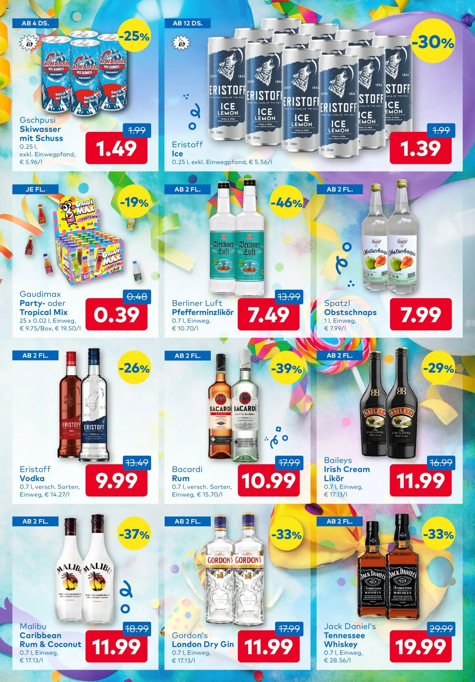 T&G Flugblatt gültig ab 12.02.2026 | Seite: 7 | Produkte: Gin, Wodka, Whiskey