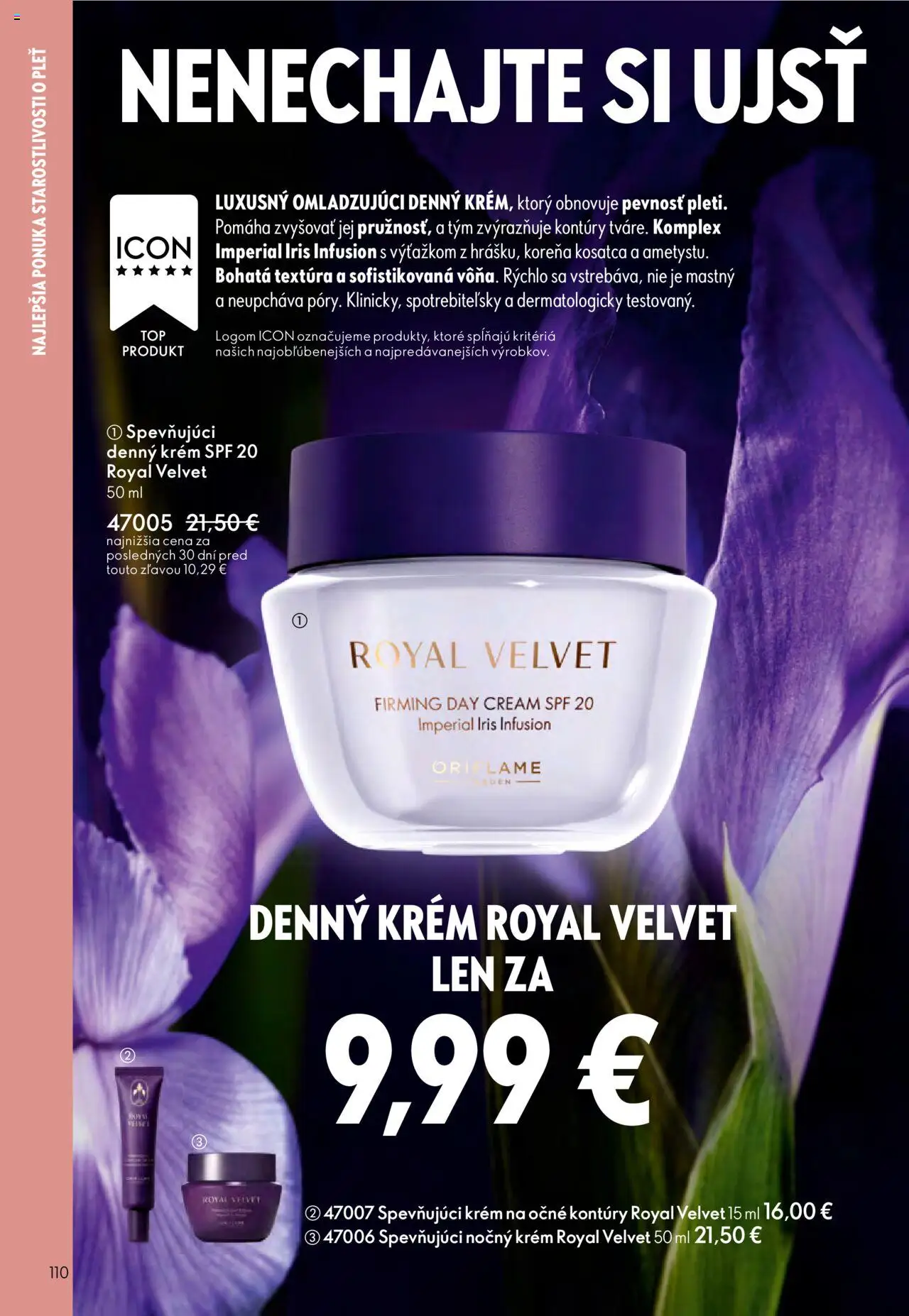 Nové Oriflame akcie – leták je platný od 01.10.2025 | Strana: 110 | Produkty: Krém