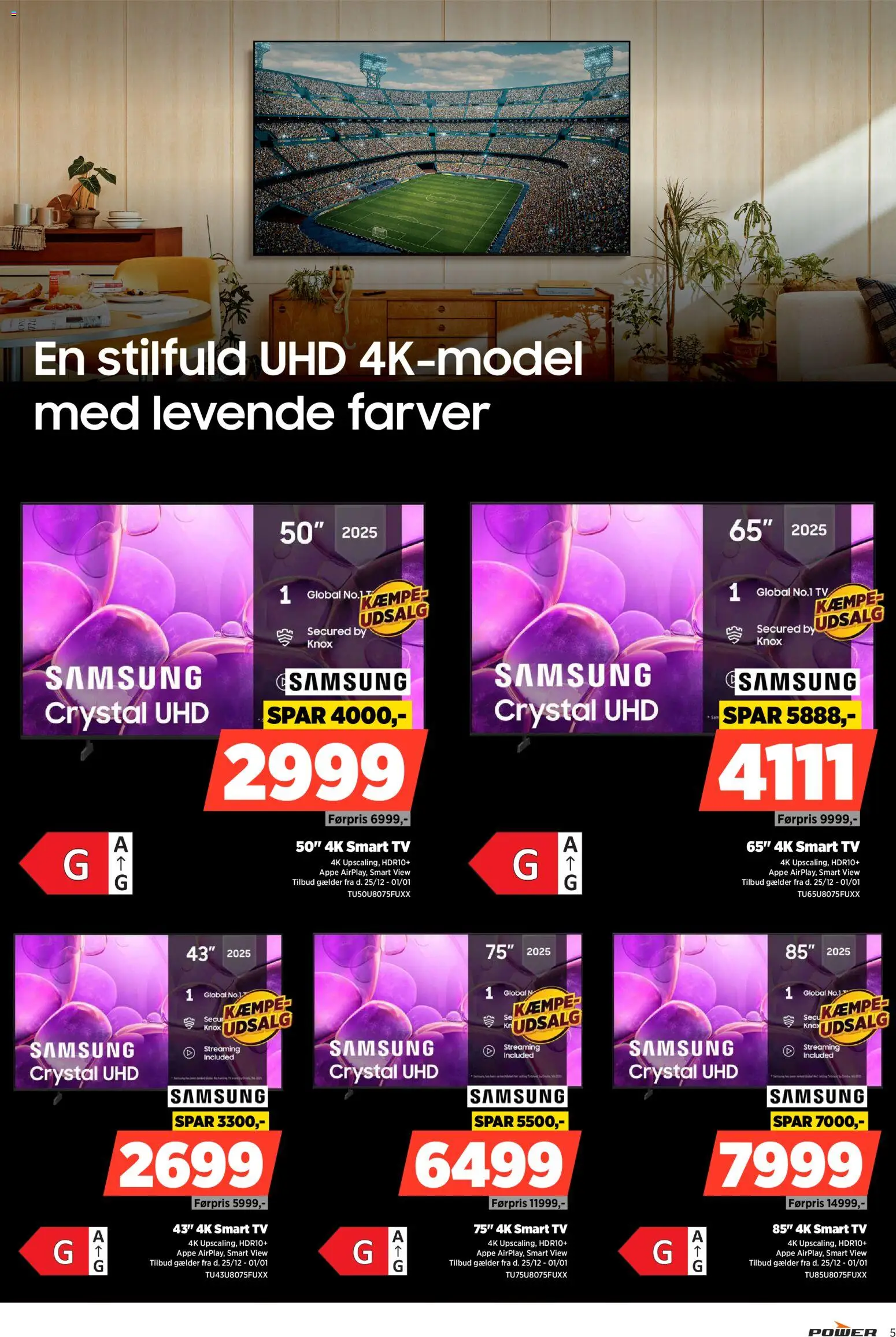 Power tilbudsavis – gyldig fra 25.12.2025 | Side: 5 | Produkter: Smart TV, TV