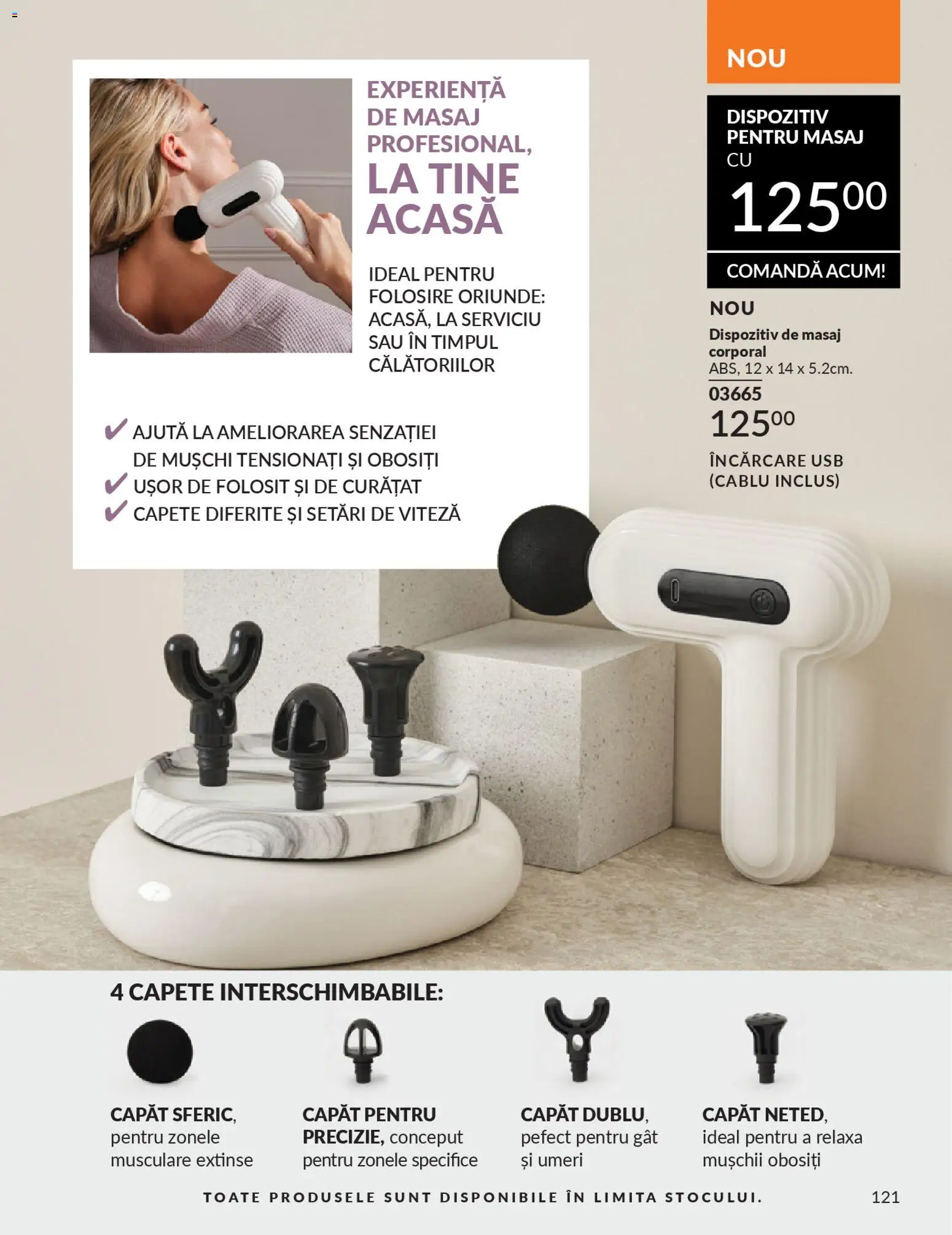 Noul catalog Avon – valabil de la 01.04.2026 | Pagină: 123 | Produse: Cablu, Usb