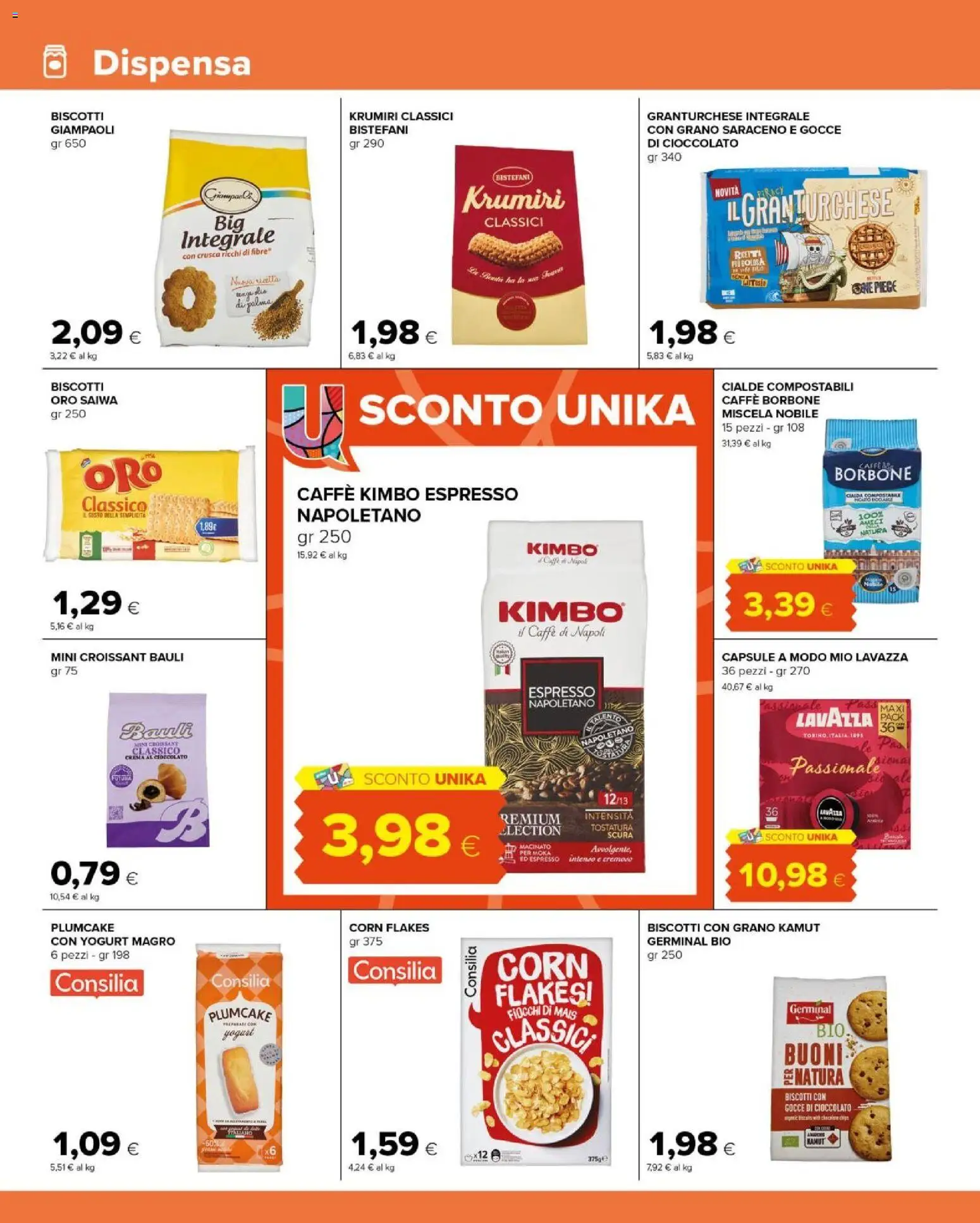 Volantino Tigre del 07.04.2026 | Pagina: 10 | Prodotti: Cioccolato, Plumcake, Mais, Lavazza