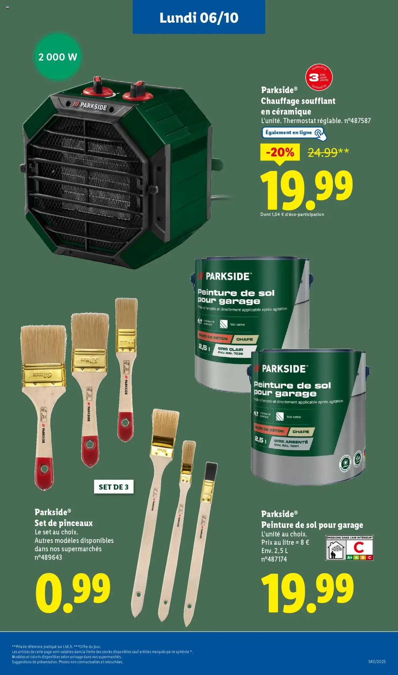 {H1} | Page: 15 | Produits: Chauffage soufflant