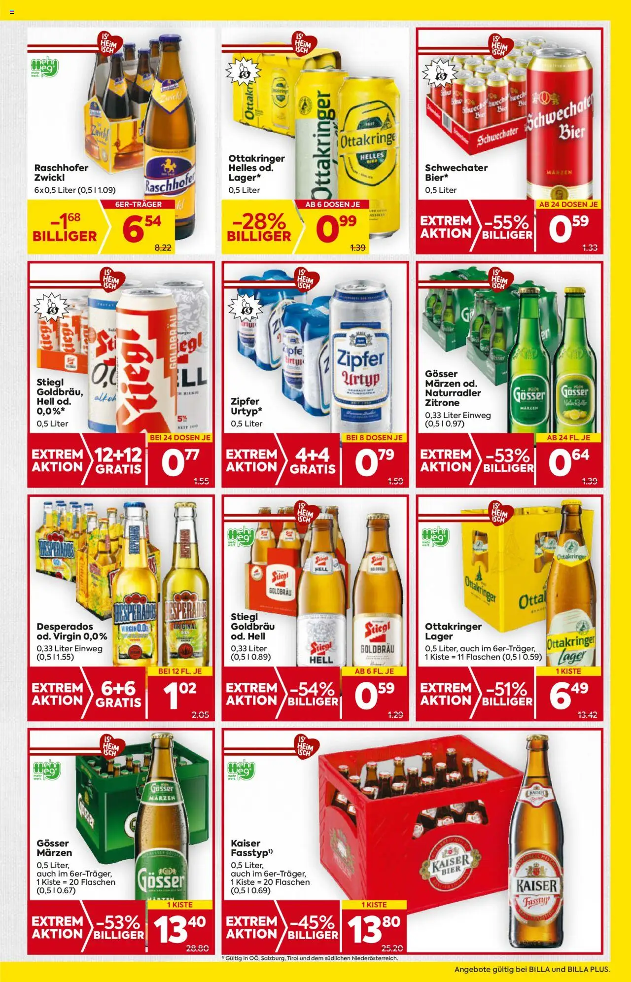 Billa Flugblatt - Oberösterreich gültig ab 09.10.2025 | Seite: 17 | Produkte: Zitrone, Bier