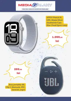 Ofertele Media Galaxy valabile de la 16.10.2025 | Pagină: 2 | Produse: Apple, Boxă portabilă