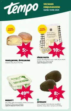 Tempo - erbjudanden - Förhandsvisning av reklamblad från butik Tempo aktuell från 04.08.2025