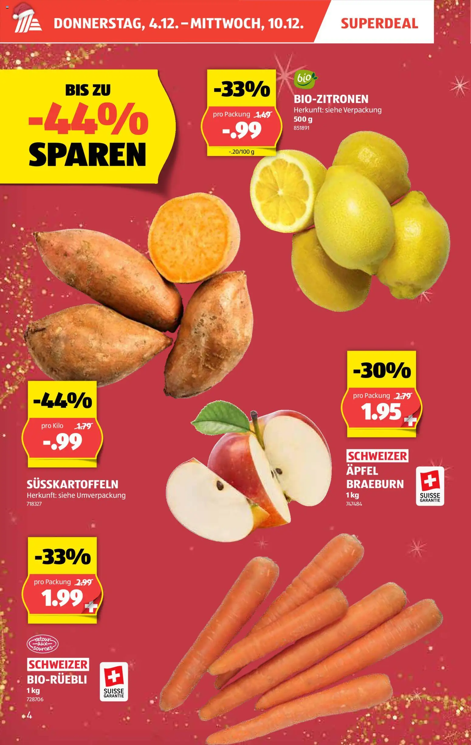 Aldi Aktionen – gültig ab 04.12.2025 | Seite: 5 | Produkte: Äpfel