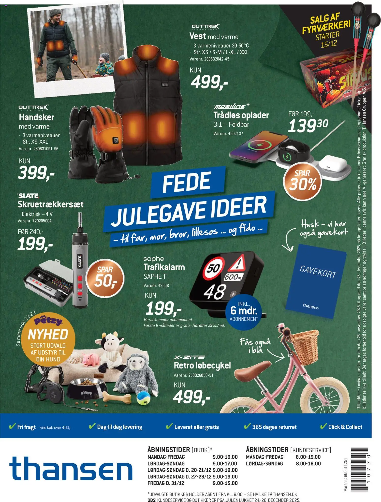 Thansen tilbudsavis – gyldig fra 26.11.2025 | Side: 48 | Produkter: Vest, Handsker