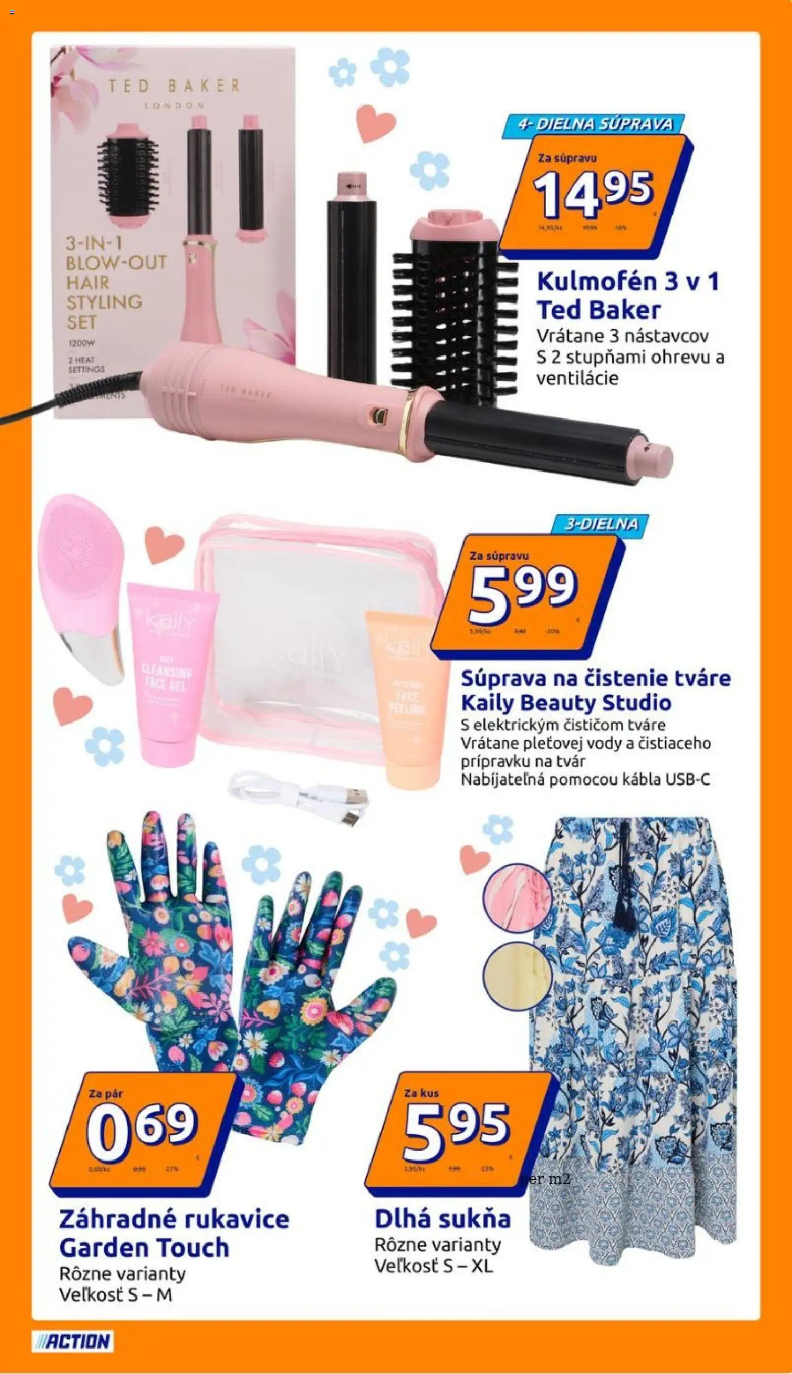 Nové Action akcie – leták je platný od 22.04.2026 | Strana: 5 | Produkty: Peeling, Rukavice