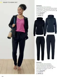 Tchibo Aktionen Herbst ab 24.09.2025 gültig | Seite: 106 | Produkte: Sweathose, Sweatjacke