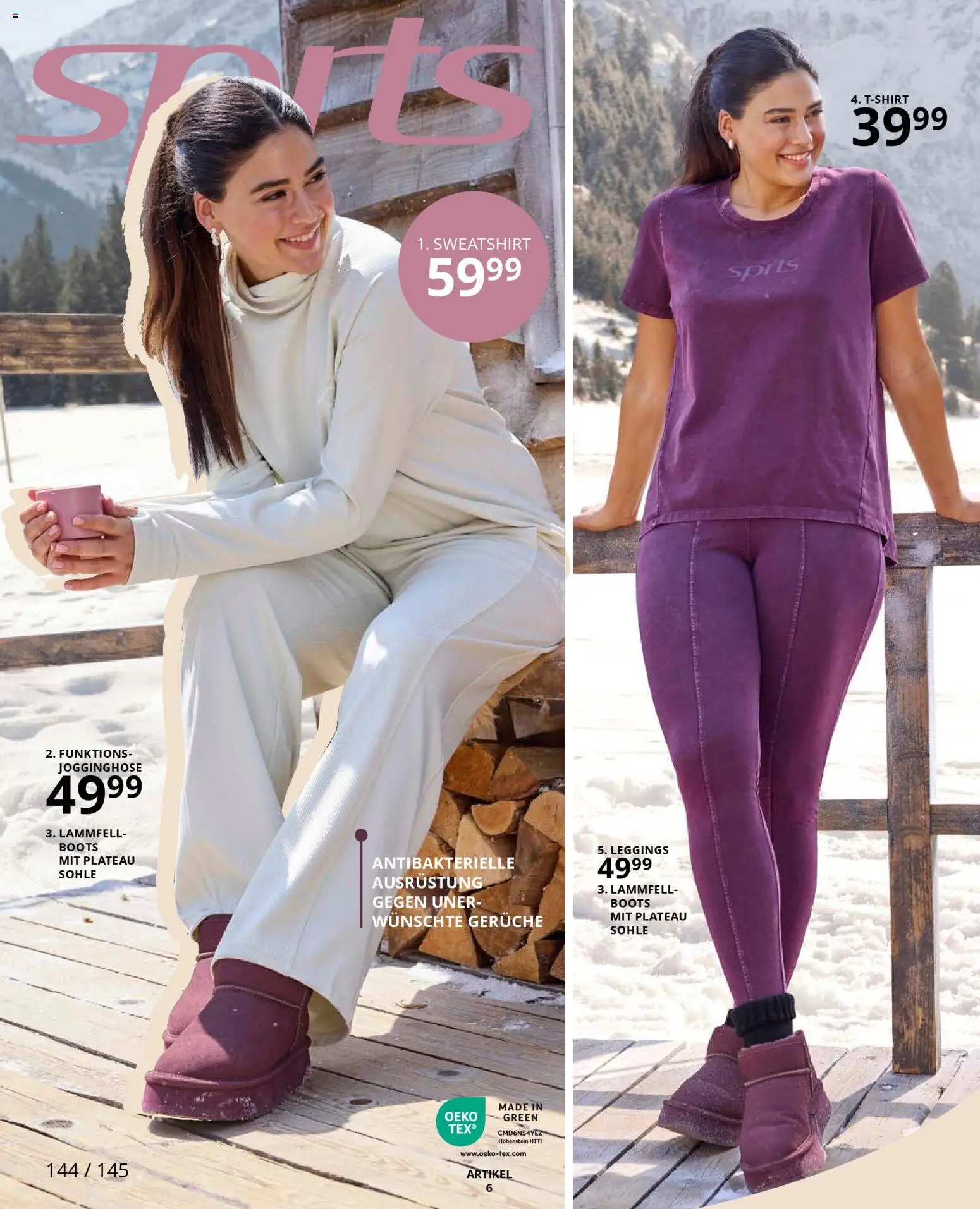 Ulla Popken Prospekt 	 – gültig ab 01.11.2025 | Seite: 144 | Produkte: Jogginghose, Sweatshirt, Leggings