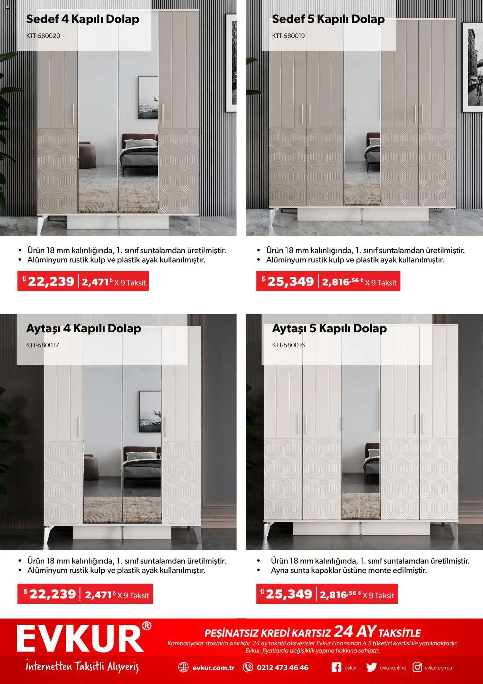 Evkur Katalog - 01.11.2025 tarihinden itibaren geçerlidir | Sayfa: 15 | Ürünler: Ayna