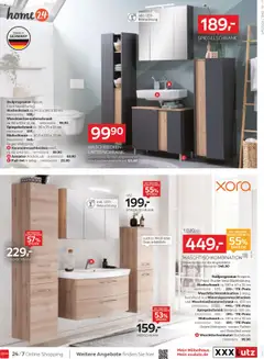 XXXL Lutz Nr. 1 bei Küchen ab 05.10.2025 gültig | Seite: 11 | Produkte: Waschbecken, Spiegelschrank, Hochschrank, Midischrank