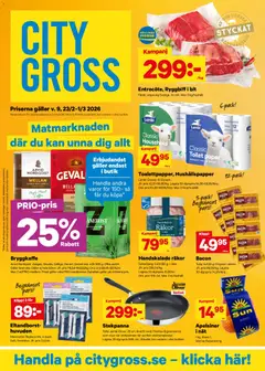 City Gross - erbjudanden - Förhandsvisning av reklamblad från butik City Gross aktuell från 23.02.2026