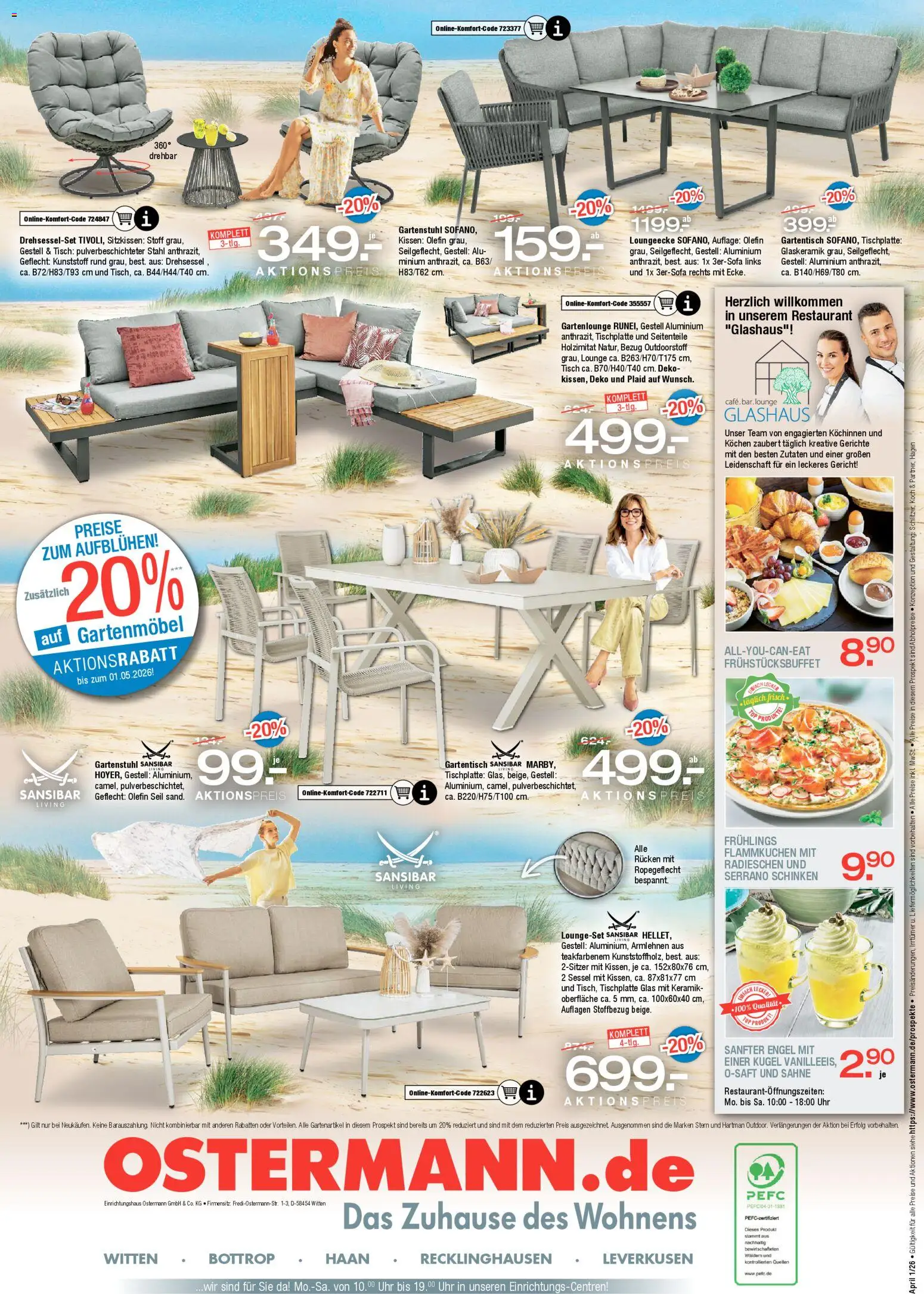 Ostermann Prospekt 	 – gültig ab 11.04.2026 | Seite: 16 | Produkte: Top, Serrano schinken, Schinken, Uhr