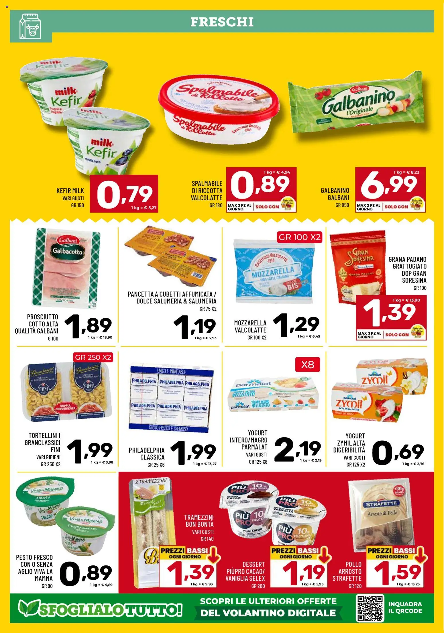 Volantino Il Centesimo del 24.02.2026 | Pagina: 6 | Prodotti: Arrosto, Yogurt, Pollo, Pancetta